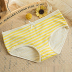 Women’s Striped Bow Cotton Panties