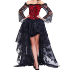 Day the Dead Corset & Lace Skirt Two-Piece Set