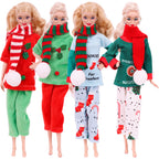 New Christmas Shelf Elf Doll Winter Pajamas Set