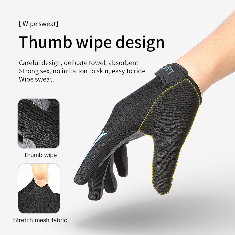 Summer Full Finger Riding Gloves for Men and Women