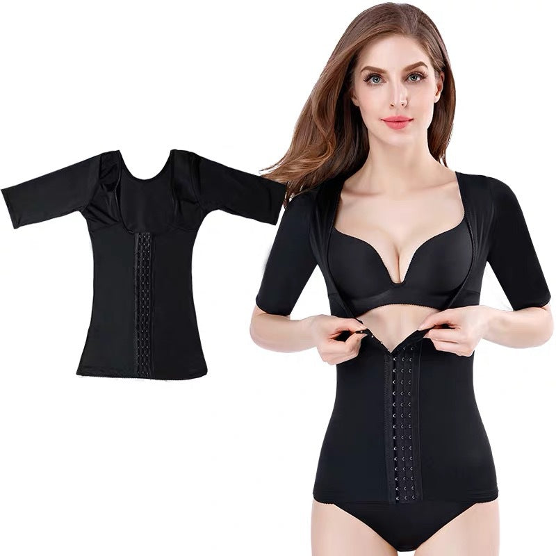 Shaping Bodysuit with Short Sleeves for Women