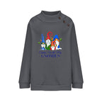 Women's Cartoon Round Neck Loose Long Sleeve Sweatshirt | Streetwear