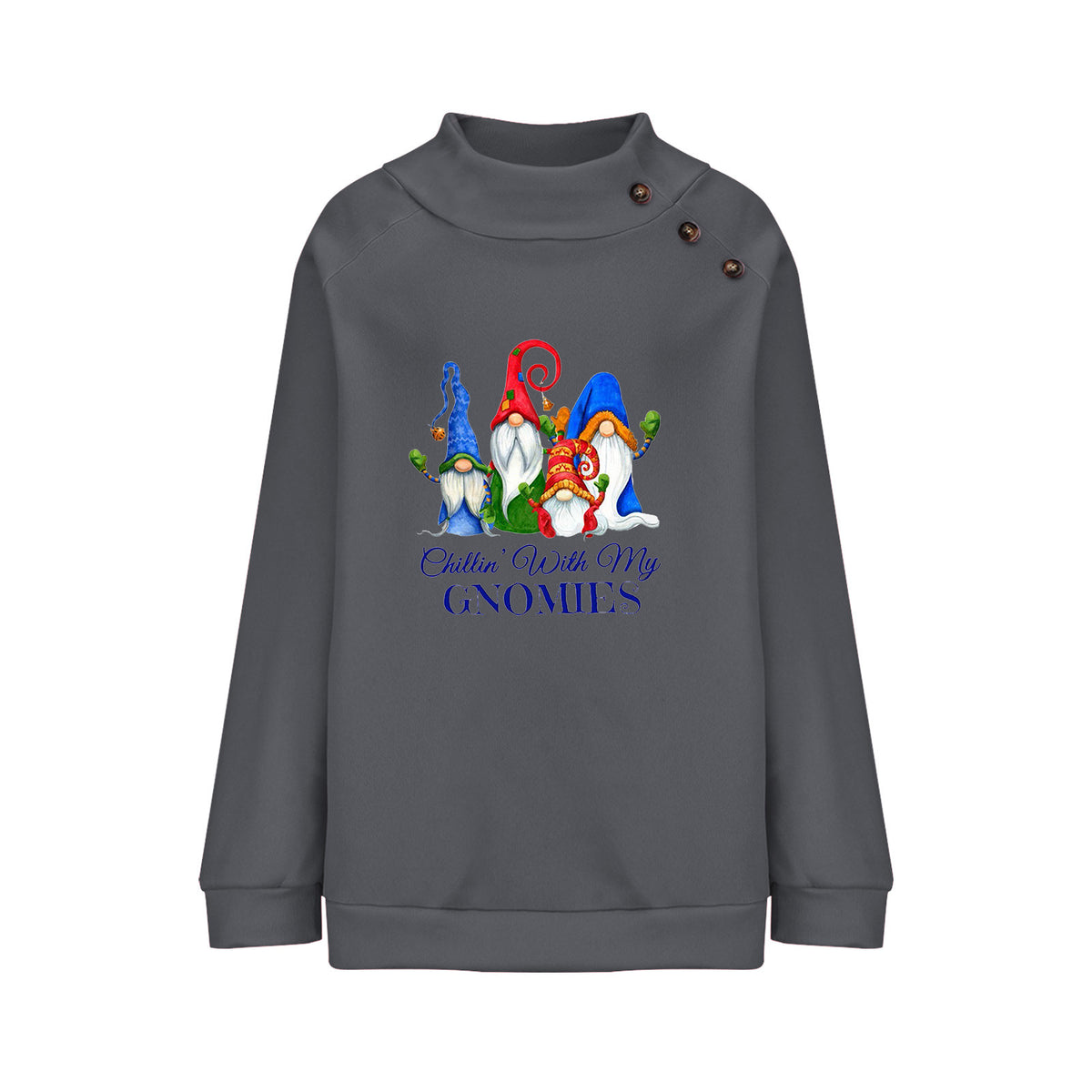 Women's Cartoon Round Neck Loose Long Sleeve Sweatshirt | Streetwear