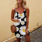 Daisy Print Cami Slip Skirt and Dress Collection