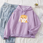 Solid Color Hooded Youth Casual Loose Hoodie | Streetwear