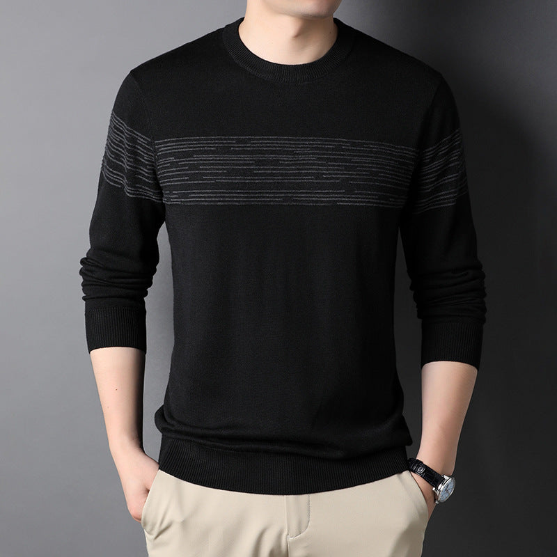 Men's Long Sleeve Winter Sweater (Straight Fit)