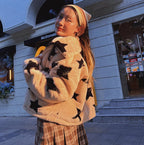 Reversible Fashion Lamb Fleece Coat for Women