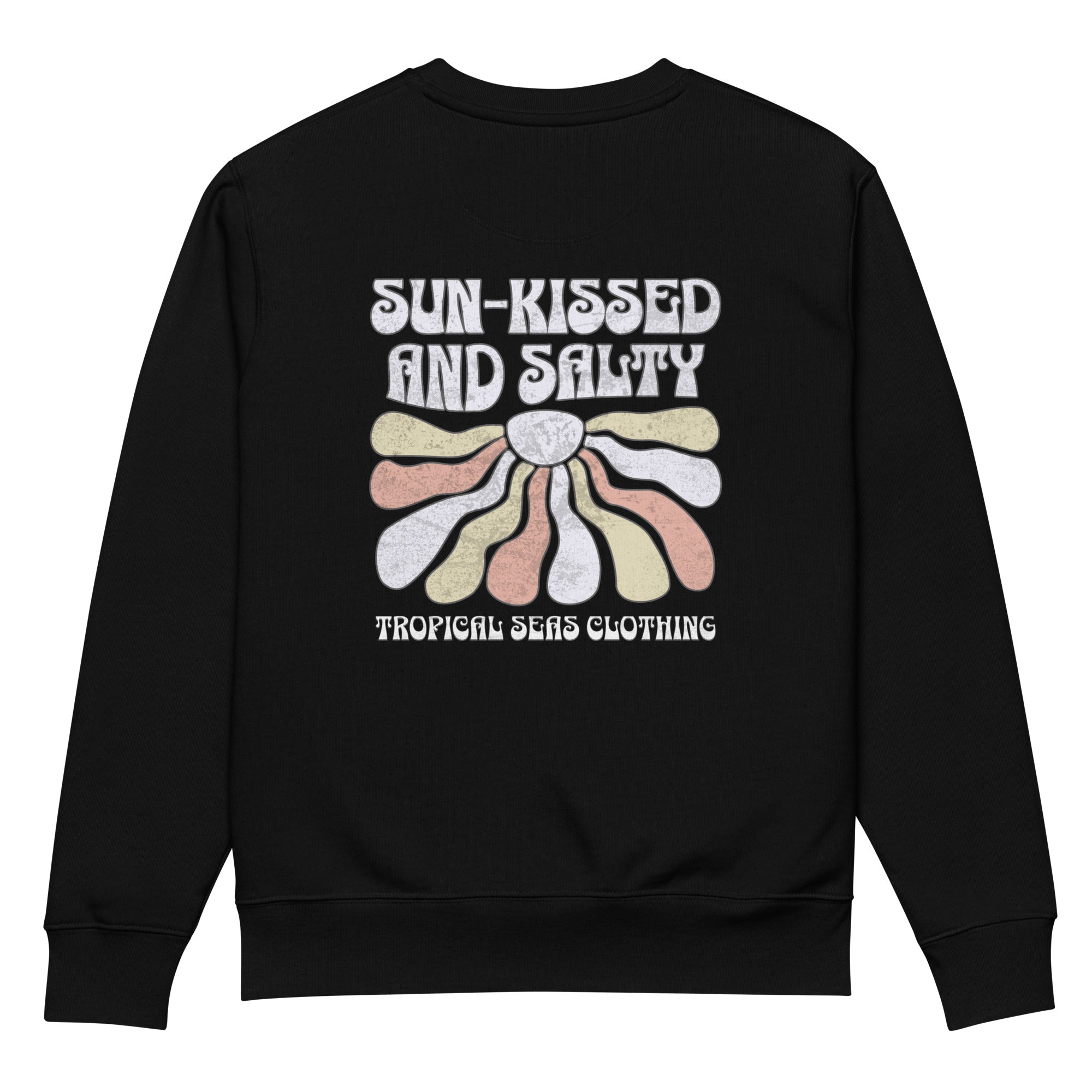 Unisex Sun-Kissed and Salty Eco Sweatshirt – 100% Organic Cotton | Streetwear