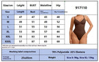 Zipper Waist-Slimming Shapewear Bodysuit