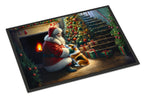 Corgi and Santa Claus Doormat