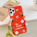 Christmas Cartoon Phone Case for iPhone 11 Pro & XR | Protective Cover