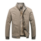 Men's Hoodless Cotton Jacket