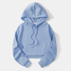 Fashionable Artistic Eyelash Print Hooded Sweatshirt