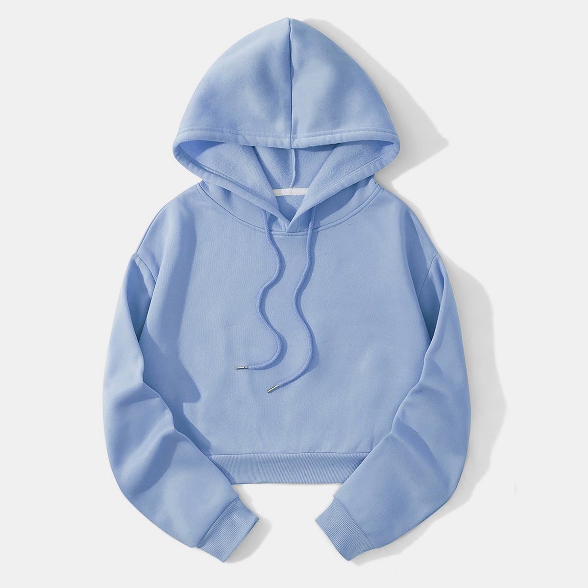 Fashionable Artistic Eyelash Print Hooded Sweatshirt