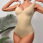 Deep V Seamless Waist-Cinching Bodysuit