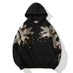 Men's Hoodie with Chinese Phoenix Embroidery Design | Streetwear