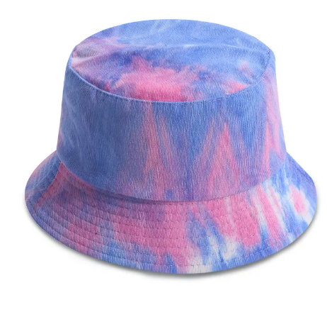 Corduroy Tie-Dye Fisherman Hat | Embroidered Cap