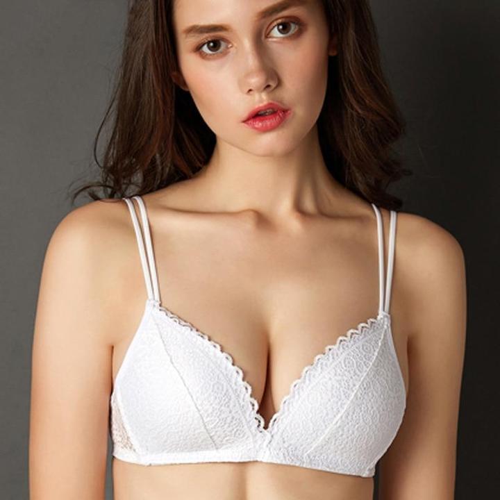 Summer Breathable Wireless Bra Set for Big Busts