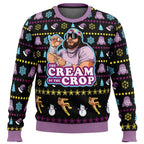Men's Casual Retro Christmas Pattern Round Neck Sweater