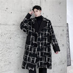 2023 Men's Casual Business Wool Blend Overcoat Jacket