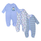 Cotton Long-Sleeve Baby Bodysuit (0–9M)
