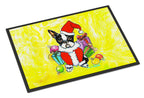 Boston Terrier Stinker That Stole Christmas Doormat