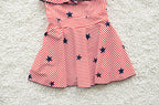 Girls' One-Piece Skirt Swimsuit for Middle School Students