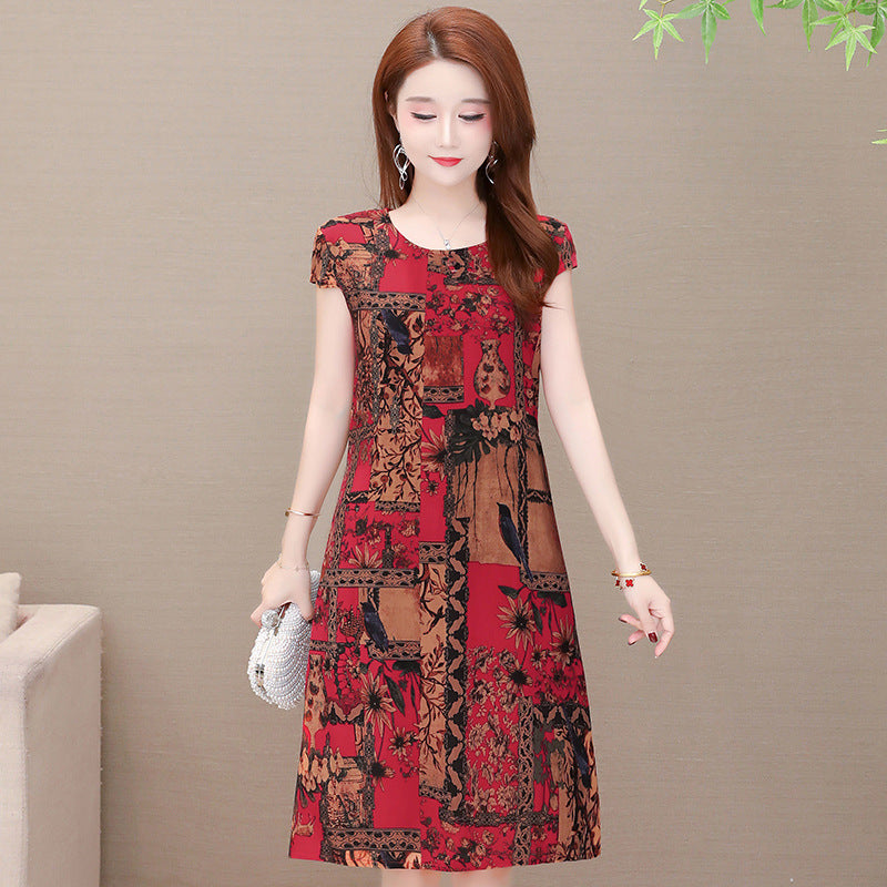2024 Women's Summer Cotton Nightgown Dress (Plus Size)