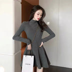 High-Grade Half-High Collar Short Coat for Women