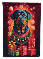 Rottweiler Holiday Christmas Garden Flag