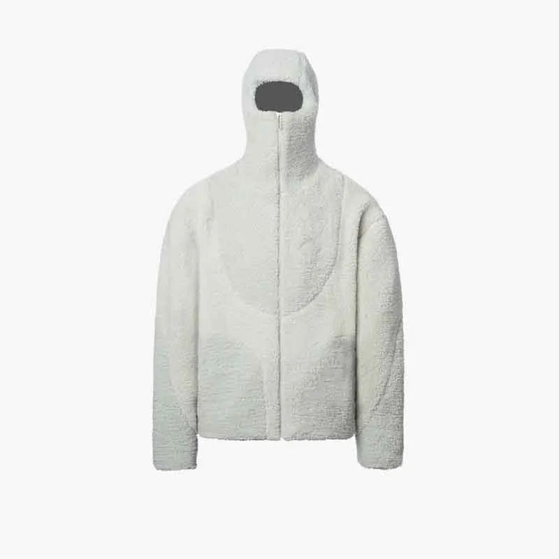Zipper Letter Embroidery Warm Sweater