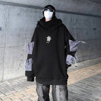 Reflective Shark Mouth Hoodie with Niche Design for Women | Streetwear