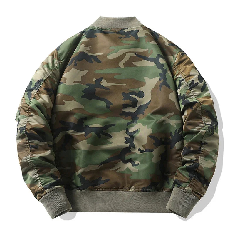 2023 Men's Casual Camouflage Flight Jacket (Stylish)