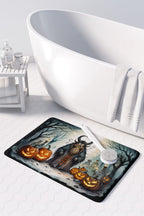 Krampus The Christmas Demon Spooky Halloween Memory Foam Kitchen Mat