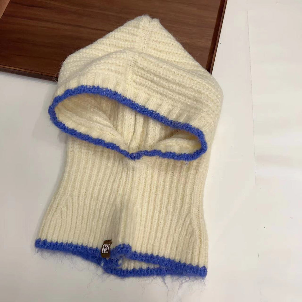 Knitted Wool Casual Hat for Women | Embroidered Cap