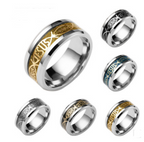 Jesus Fish Ichthys Ring - Stainless Steel Christian Band