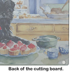 Affenpinscher Christmas Cookies Glass Cutting Board