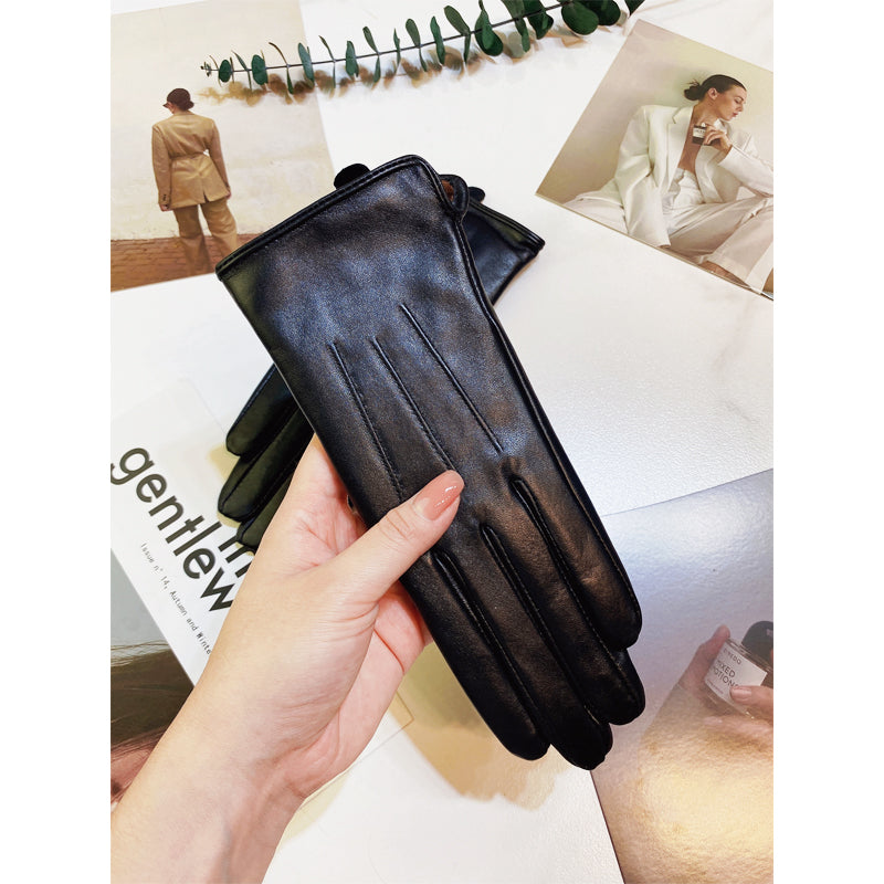 Winter Sheepskin Gloves for Women