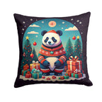 Panda Christmas Throw Pillow
