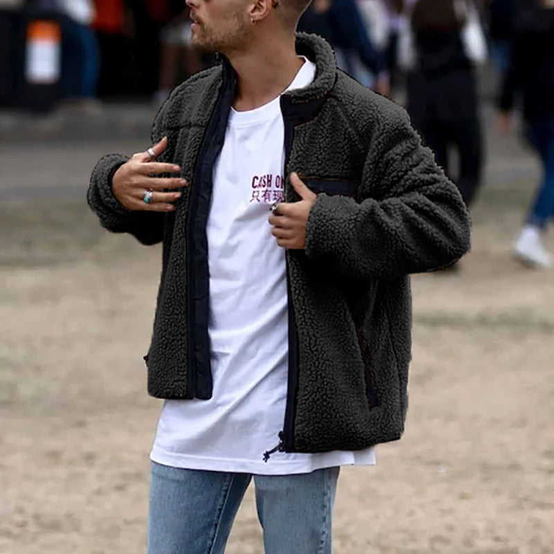 Fashionable Loose Cashmere Cardigan Jacket