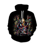 3D Digital Printing Kids Hooded Long Sleeve Sweater