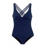 Deep V Sexy Backless One-Piece Swimsuit