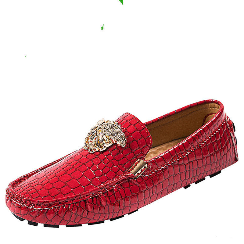 Men's Fashion Boy Beanie Lazy One Pedal Shoes | Embroidered Cap
