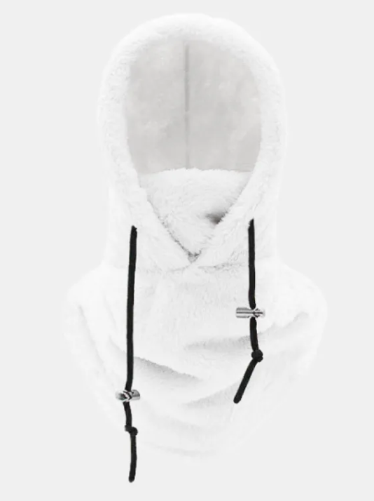 Winter Outdoor Windproof Cap & Scarf | Embroidered Cap