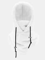 Winter Outdoor Windproof Cap & Scarf | Embroidered Cap