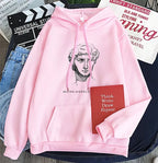 New Michelangelo King David Long Sleeve Fleece Candy Color Hoodie | Streetwear