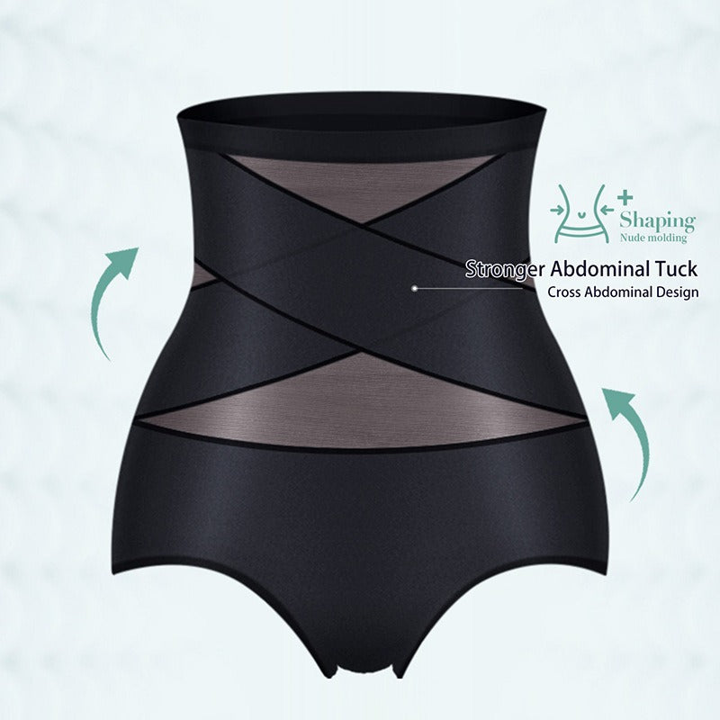 Ice Silk Shaping High Waist Panties