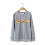 Cute Animal Monkey Print Hoodie for Women S-XL | Streetwear