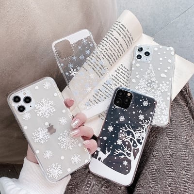 Christmas Snowflake Elk Phone Case | Protective Cover