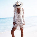 Wholesale Long Crochet Beach Cover-Up Swimsuit Jacket